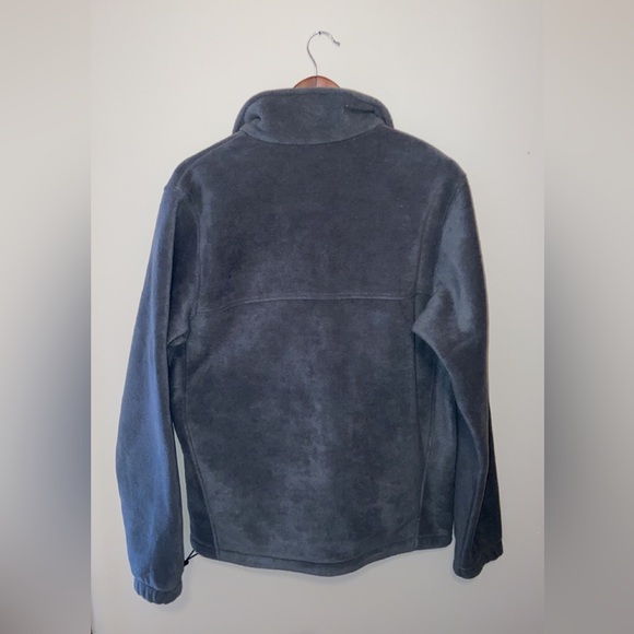 Columbia Zip Fleece Jacket olive green size medium - Picture 3 of 4